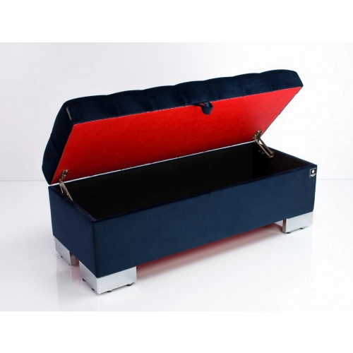 Kufer Pikowany CHESTERFIELD Granat / Model  Q-4 Rozmiary od 50 cm do 200 cm
